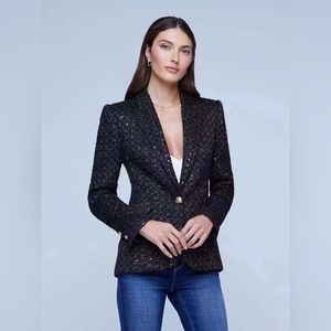 L’Agence Chamberlain Tweed Blazer. New!